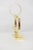 Metal Vintage Margret Wasserman- Levy Geometric Brass Sculpture, 1970's For Sale - Image 7 of 9