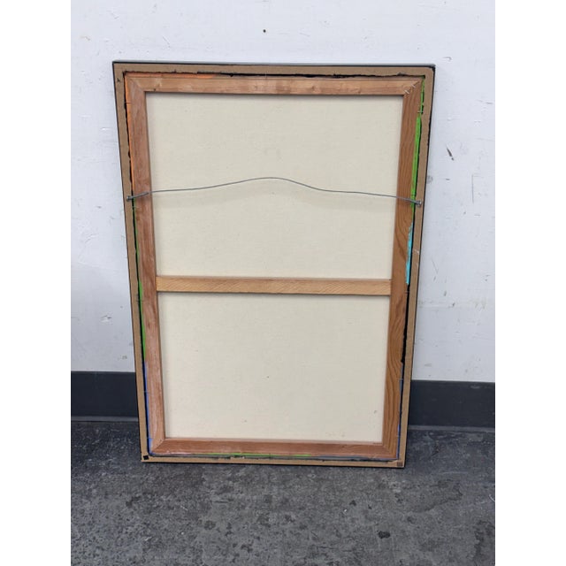 Jesse Kassel Framed Abstract Acrylic Painting For Sale - Image 4 of 12