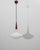 Mid-Century Modern 1950s Dutch Philips Wood and Opal Glass Pendant Lamp By Louis Kalff For Sale - Image 3 of 18