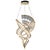 Gold Collection Genesi Table Lamp in Metal and Glass by Jago For Sale - Image 8 of 16