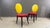 This striking pair of Funny Valentine medallion chairs by Jean-Charles de Castelbajac blends the timeless elegance of...