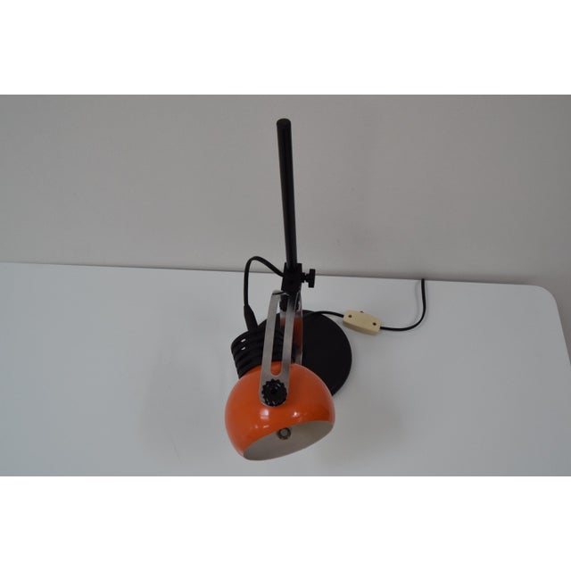 Black Mid-Century Adjustable Table Lamp,1970s For Sale - Image 8 of 15