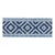 Sample - Schumacher Larson Handwoven Tape Trim In Indigo For Sale