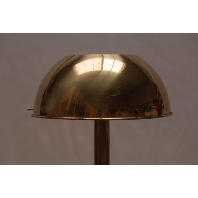 Florian Schulz Vintage German Brass Table Lamp by Florian Schulz, 1970s For Sale - Image 4 of 10