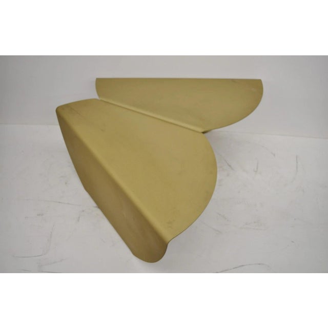 Vintage Biomorphic Torch Cut Steel Metal "Fortune Cookie" 2 Part Coffee Table For Sale - Image 13 of 18
