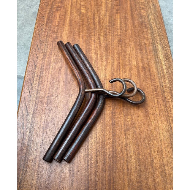 Vintage Wood Coat Hangers, 1970s, Set of 4 For Sale - Image 4 of 12