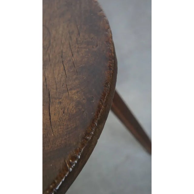 Antique English Cricket Table, 18th Century For Sale - Image 6 of 11