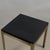 Metal In-Stock Pair of Black Lacquer and Brass 'Caisson' Side Tables by Design Frères For Sale - Image 7 of 8
