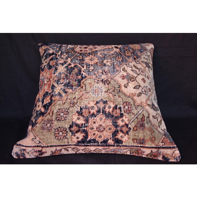 Handwoven Throw Rug Pillow Cushion Cover -20'' X 20'' For Sale - Image 13 of 14