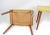Wood Stool in Yellow Fabric with Teak Legs, Denmark, 1960s For Sale - Image 7 of 8