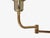1980s Mid-Century Modern Fagerhults, Articulating Wall Light, Brass, Fabric For Sale - Image 9 of 14
