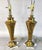 Rembrandt Table Lamps Brass Lucite Pair For Sale - Image 10 of 12