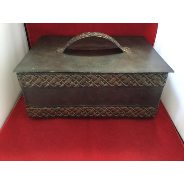 Vintage Decorative Metal Box Chairish
