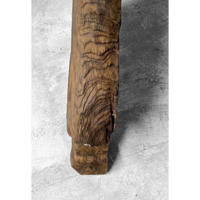 Monumental Japanese Architectural Temple Beams, 1700s, Set of 2 For Sale - Image 10 of 17