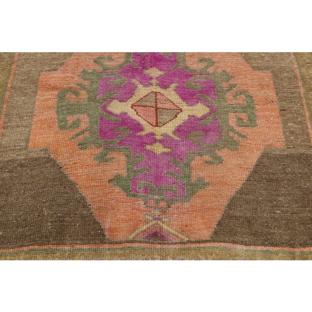 Vintage Turkish Kars Runner Rug - 03'07 X 10'03 For Sale - Image 4 of 9