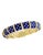 2020s Three-Piece Bangel / Cuff Set Red Green & Blue Enamel 18 Kt Gold 286 Gm, Hidalgo For Sale - Image 5 of 8