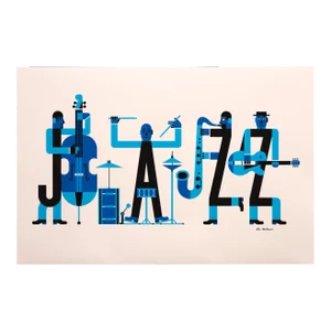 2020 Contemporary Quebec Poster, Jazz (Artist Signed)