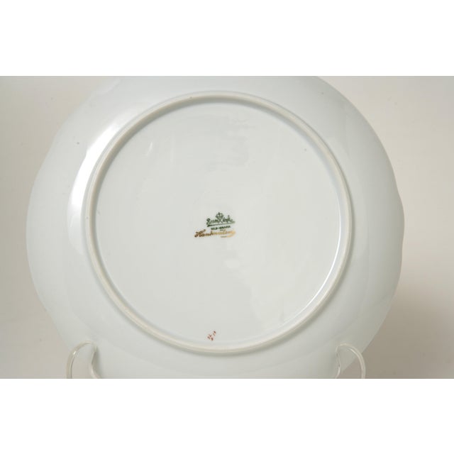 Rosenthal Germany Pair of 1900's Rosenthal Gold Fruit Plates, Germany For Sale - Image 4 of 5