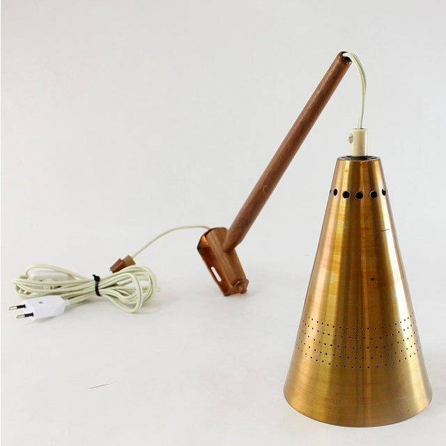 Mid-Century Model S-1718 Wall Lamp by Hans-Agne Jakobson for Hans-Agne Jakobsson AB Markaryd, 1950s For Sale - Image 6 of 6