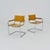 Marcel Breuer Mid-Century Modern Bauhaus Leather B34 Armchairs by Mart Stam & Marcel Breuer for Fasem, Italy, 1985, Set of 6 For Sale - Image 4 of 18