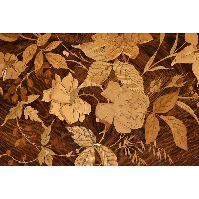 Napoleon III Center Table in Veneer, Second Half of the 19th Century For Sale - Image 10 of 18