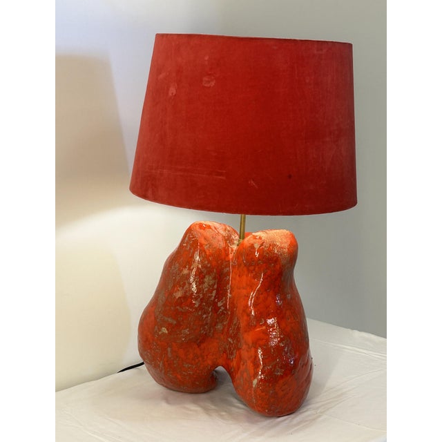 Ceramic Living Room Lamp by Lino Bersani, 1960s For Sale - Image 3 of 11