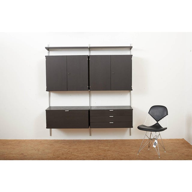 CSS Shelving System with Double-Door Cabinets and Drawers from George Nelson For Sale - Image 9 of 10