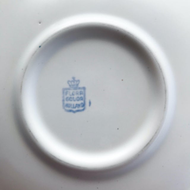 1950s Dutch Ceramic Dessert & Cake Plate Set- 13 Pieces For Sale - Image 12 of 12