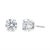 Two gorgeous near-colorless white diamonds sit in a prong setting on these sparkling stud earrings. Crafted in solid 14k...