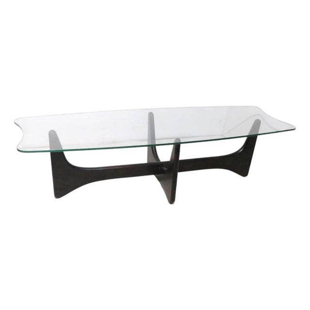 Mid Century String Ray Coffee Table After Pearsall For Sale