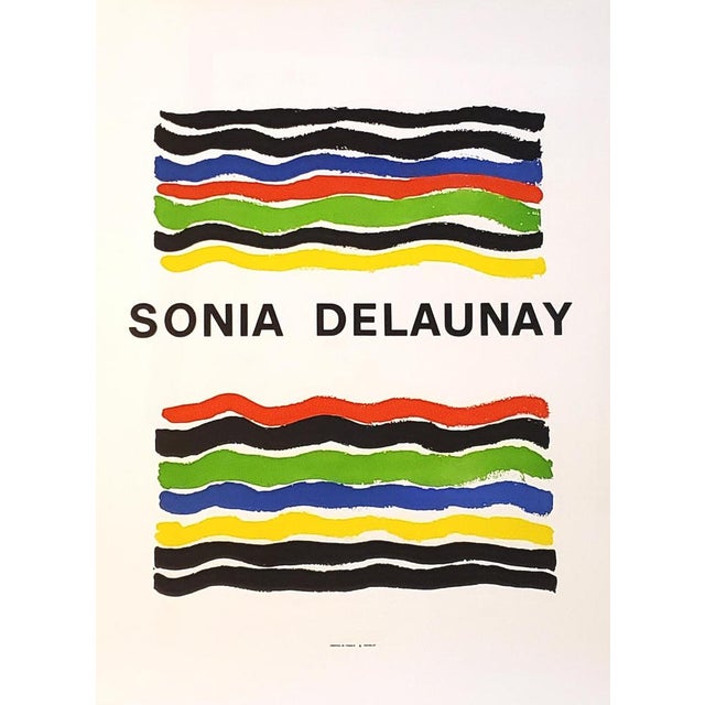 Sonia Delaunay, with Myself, Lithograph 1970 For Sale - Image 5 of 5