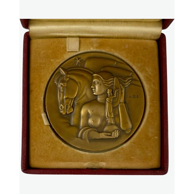 Medallic Art Co Bronze Medal “To Thine Own Self Be True” W/ Case For Sale - Image 4 of 11
