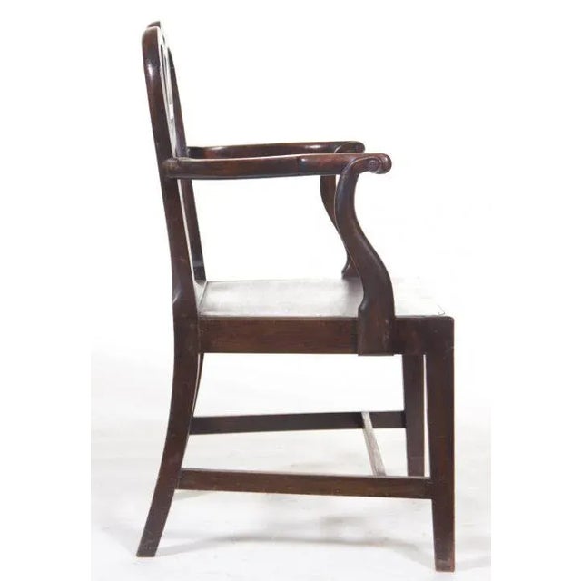English English Chippendale Arm Chairs - a Pair For Sale - Image 3 of 5
