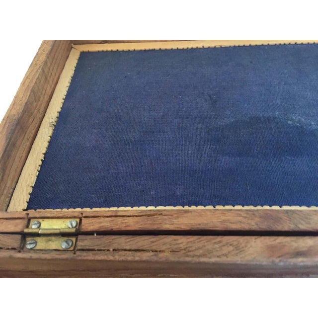 Hand-Carved Anglo-Raj Jewelry Box by Artist Rajhastani, Wood, 1940 For Sale - Image 9 of 12