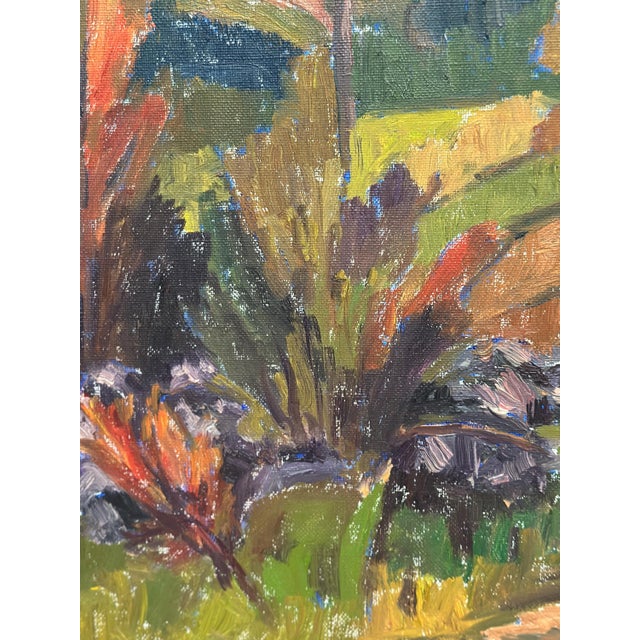 G. Grontzon, The Hillside Path, 1950s, Oil on Canvas, Framed For Sale - Image 5 of 18