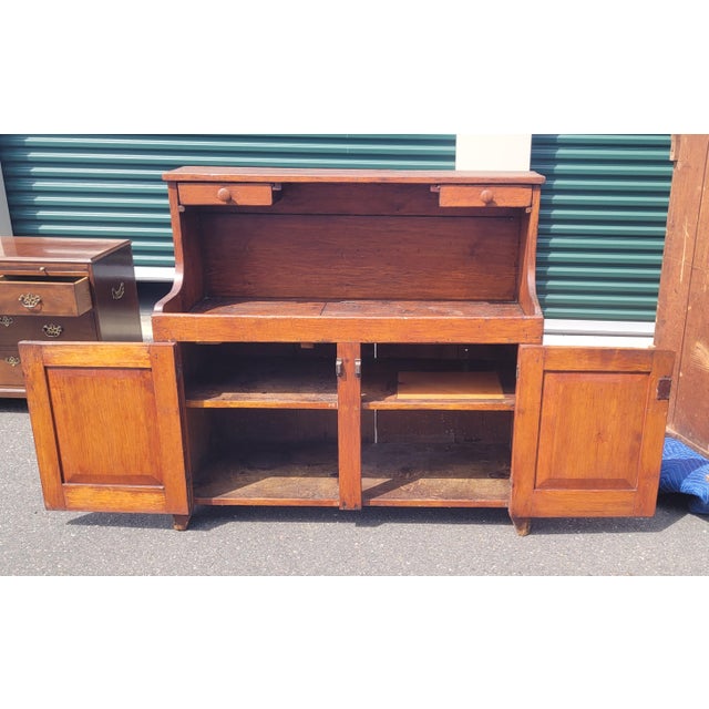 Early 19th Century American Pine Drysink For Sale - Image 12 of 15