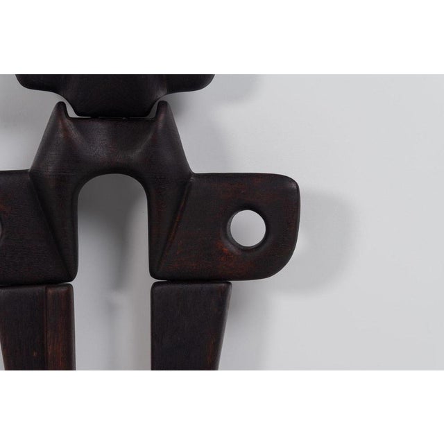 Ferdinand Vonck, Abstract Wall Sculpture, 1959, Wood For Sale - Image 8 of 18