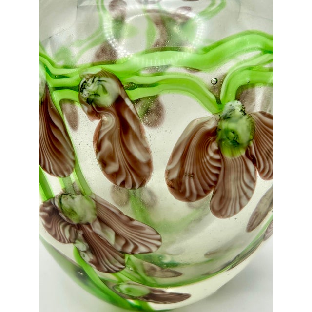 Blush 1970s Heavy Art Glass in the Style of Daniel Salazar of Lundberg Studio For Sale - Image 8 of 12