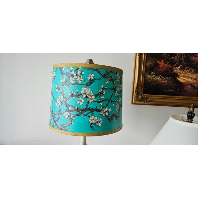 Artist Handpaint Lamp Shade For Sale - Image 4 of 8