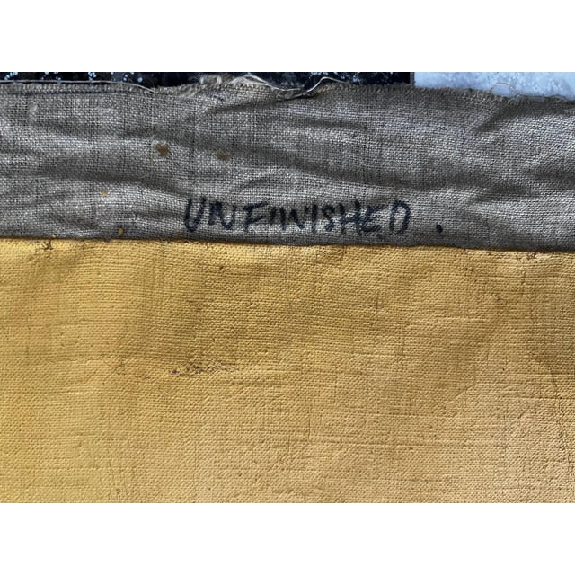 Author: Don. Tibble. technique: oil on canvas. slight lack of oil Year 1970 approximately total measurements: 183 x 137...