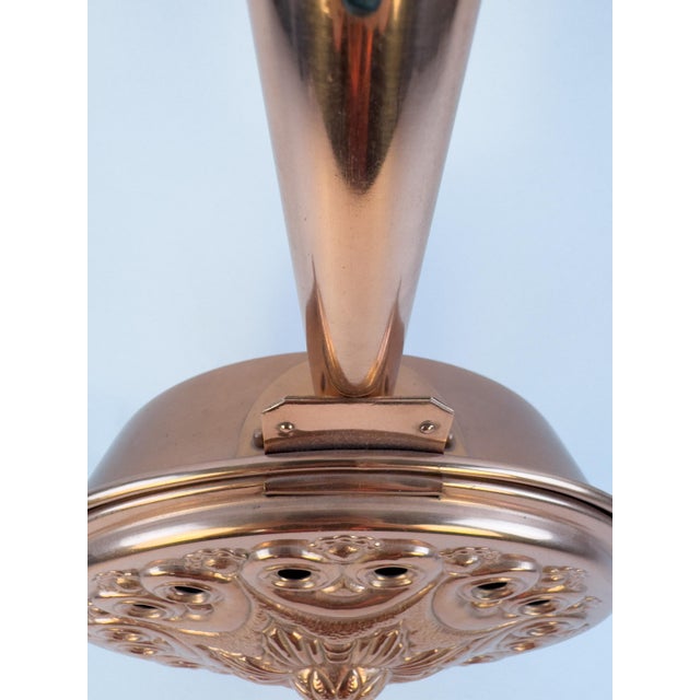 Vintage French L. Lecellier Villedieu Copper Bed Warmer / Decorative Wall Object, 1960s For Sale - Image 13 of 18