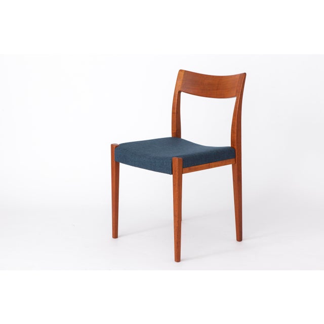 Mid-Century Modern Kontiki Dining Chairs in Teak by Yngve Ekström for Hugo Troeds, Sweden, 1960s, Set of 4 For Sale - Image 5 of 11