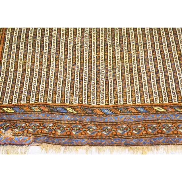 Tribal Late 20th Century Antique Quasqai Tribal Hand Knotted Rug With Soft Texture,5'1"X6'7" For Sale - Image 3 of 6