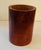 1970s hand turned Burlwood cup pen holder desk accessory. 3.5" tall, 2.5" wide.pens not included.