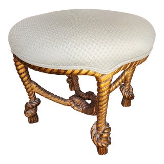 Rope Stool Ottoman For Sale