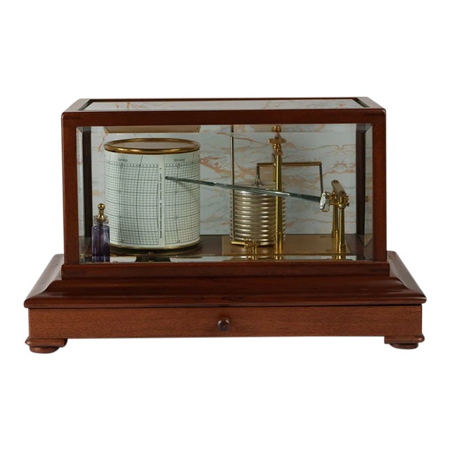 Mid 20th Century Short & Mason Barograph No. C2663 With Provenance Plaque For Sale