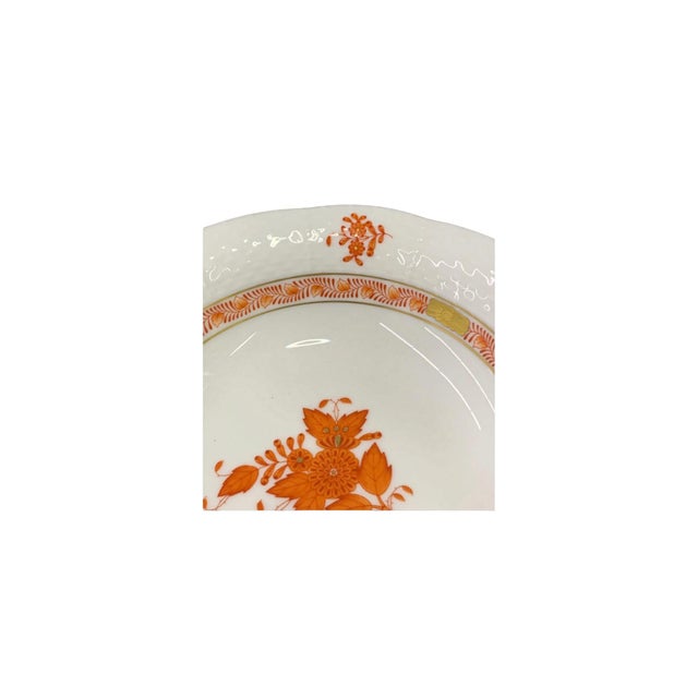 1960s 1960s Set of 6 Herend Bowls in Chinese Bouquet Rust Color For Sale - Image 5 of 5