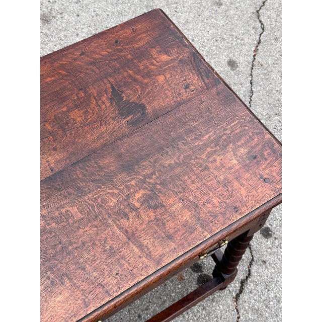 19th Century English Bobbin Side Table For Sale - Image 12 of 13