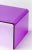 Modern Modern Purple Acrylic Waterfall Coffee Table For Sale - Image 3 of 5