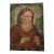 Antique 19th Century Mexican Folk Art, Retablo, St. Francis of Paola, Oil on Tin For Sale
